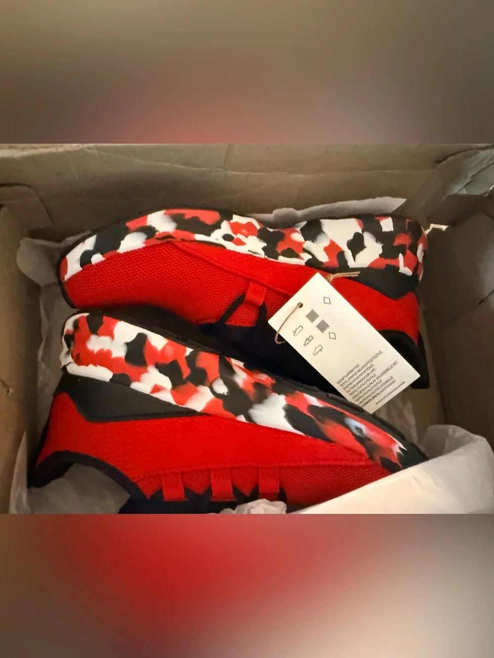adidas Lite Racer Adapt 8.0 Kids Shoes Size 3 Scarlet Black Grey NWT
